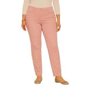 Talbots Jeans Size 16P Pink Flawless Slim Ankle Denim NWOT